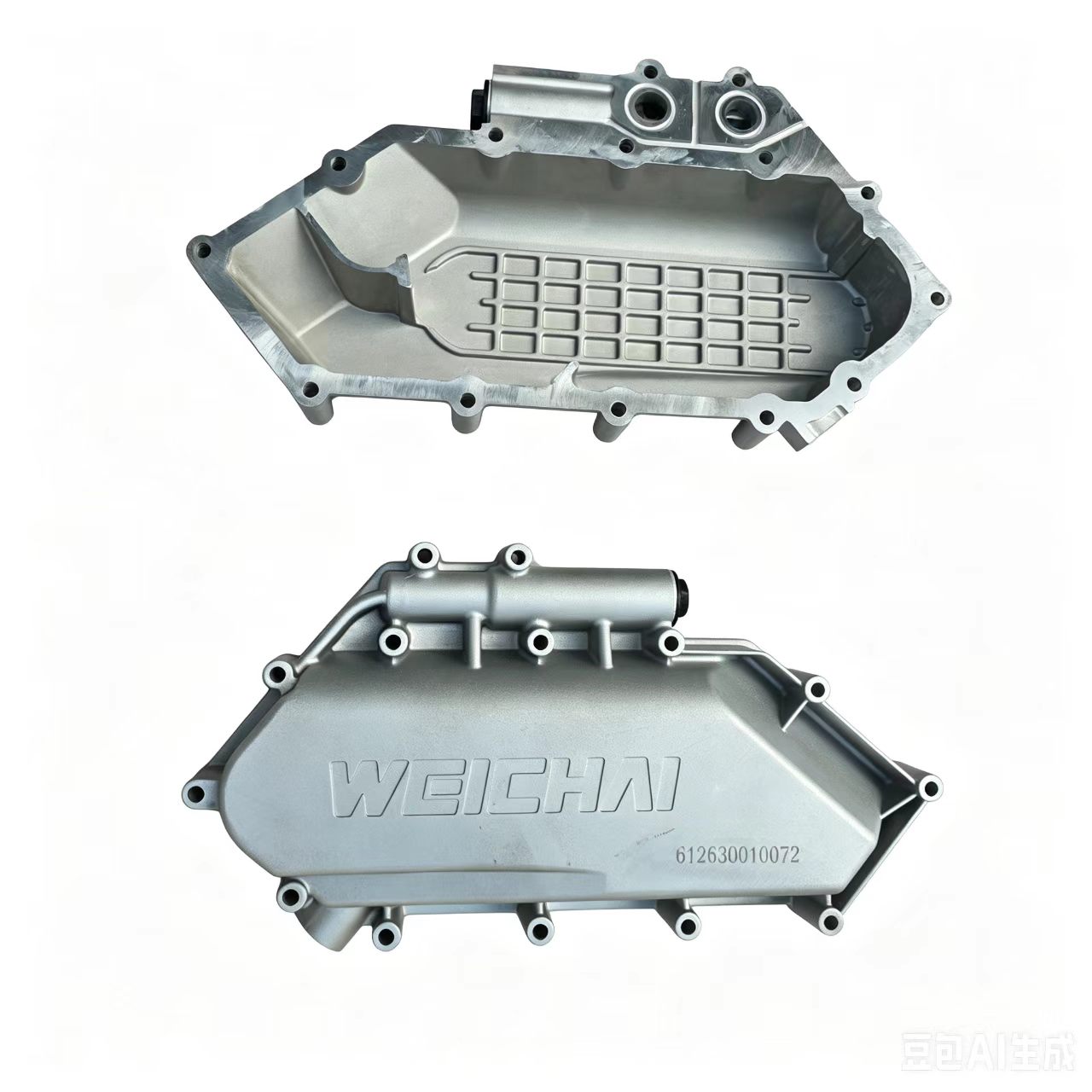 612630010072 Weichai Engine Oil Cooler CoverCooler cover plate - Image 2