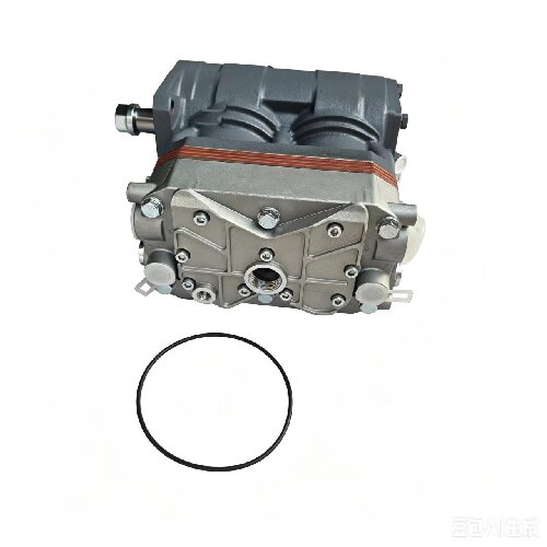 WPB1003185665 Weichai WP12 Twin-Cylinder Air Compressor General Chenghao N7B Water-Cooled Air Pump - Image 4