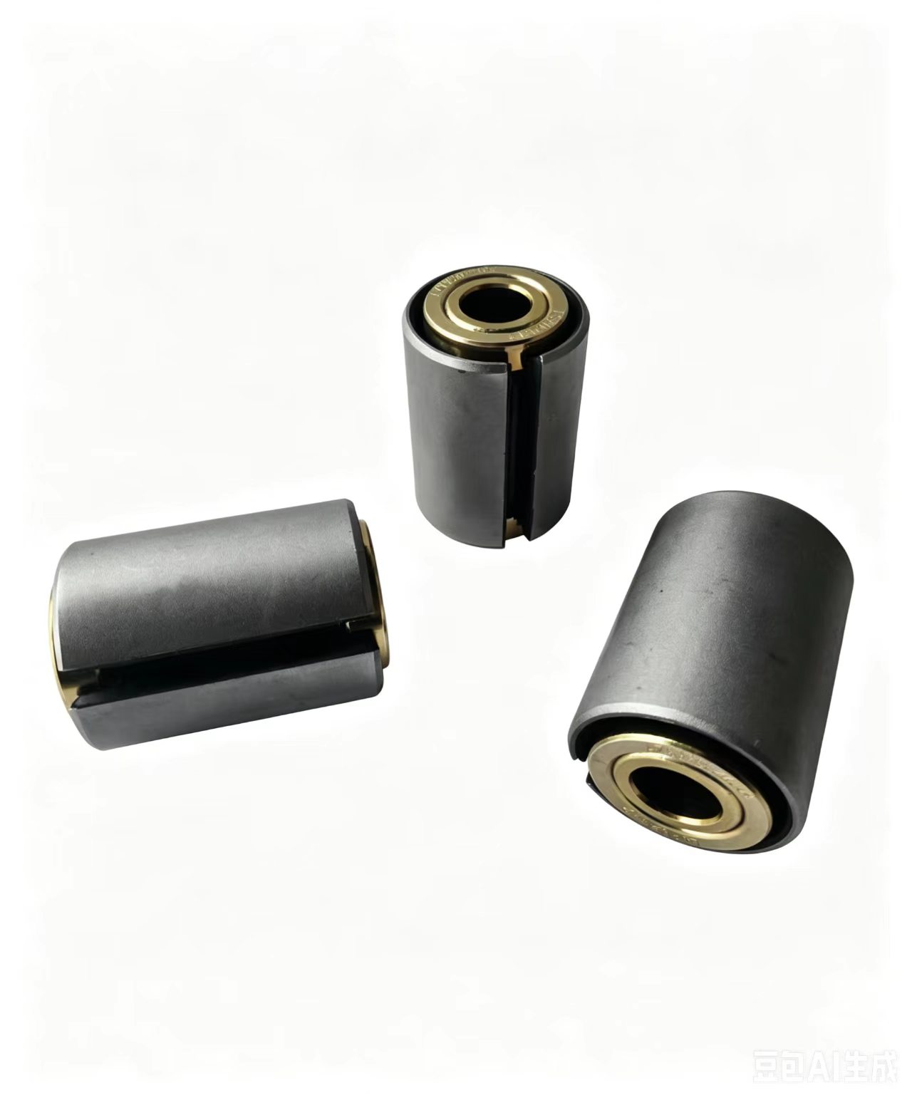 AZ9925522104 Steel Plate Bushing, CNHTC Howo T7H Shande Front C7H Front Steel Leaf Spring Bushing Leaf Spring Rubber Sleeve - Imagen 5