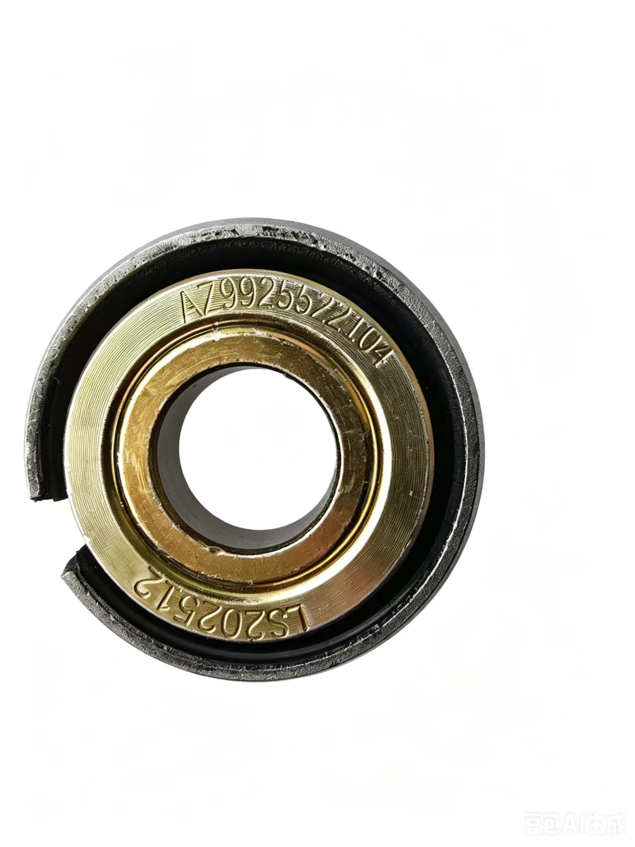 AZ9925522104 Steel Plate Bushing, CNHTC Howo T7H Shande Front C7H Front Steel Leaf Spring Bushing Leaf Spring Rubber Sleeve - Imagen 2