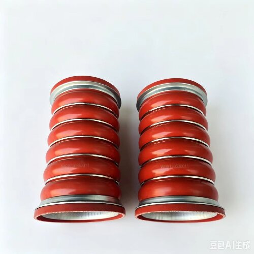 WG9730530011 Sinotruk Howo336/380 Intercooler Inlet Hose Wo08/09/10 A7 Boost Bellows - الصورة 2